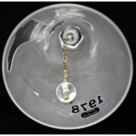 Vtg 1978 Glen Jones Glass Crystal Bell Engraved Clear Profile Lady Mother w/Pram - Picture 9 of 10